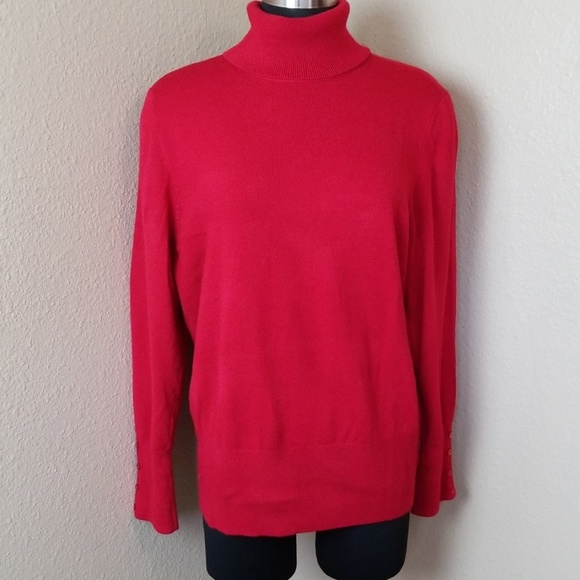 jm collection turtleneck sweater